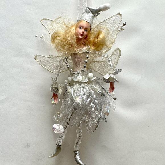 Vintage Whimsical Woodland Fairy Elf Sprite Pixie Christmas Ornament‎ - Picture 2 of 6